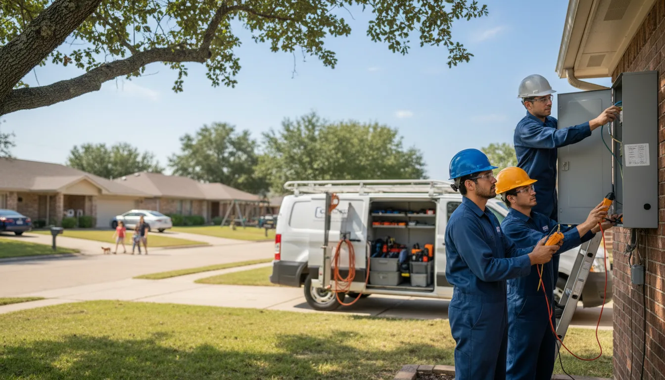 Certified electrician providing emergency electrical services in Rutland, ND
